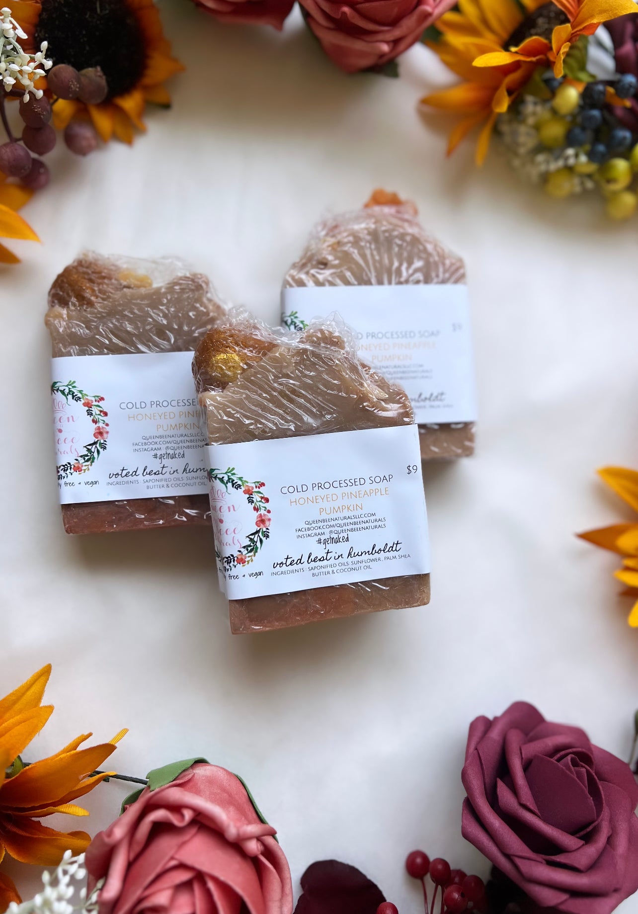 Cold processed soap - Honeyed Pineapple Pumpkin 🍯 🍍 🎃