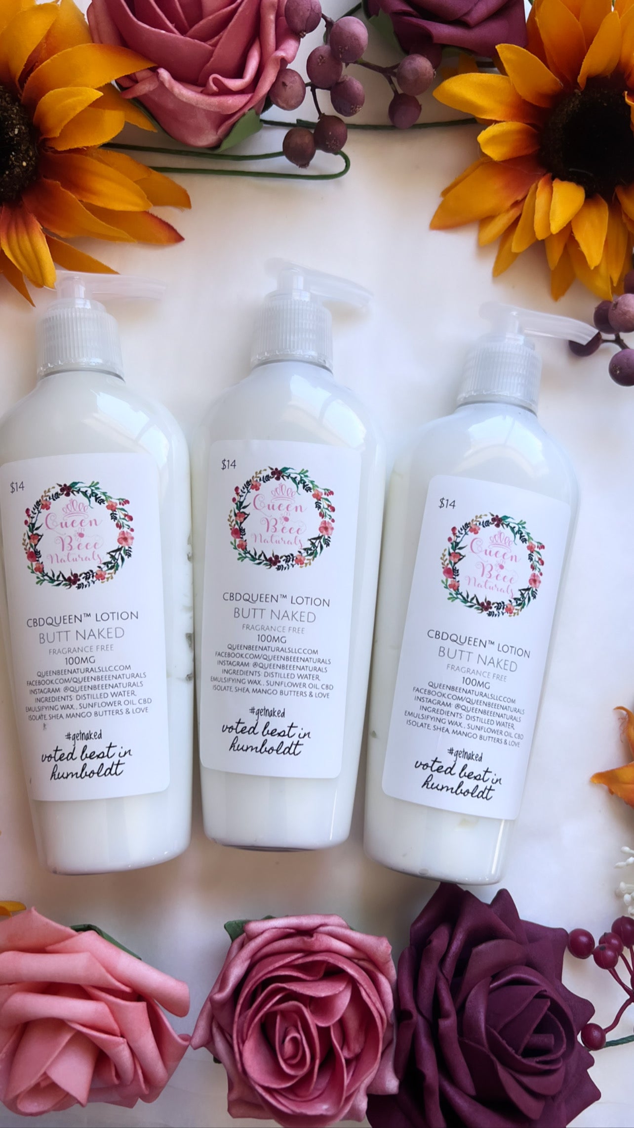 CBDQueen™️ Lotion- Butt Naked