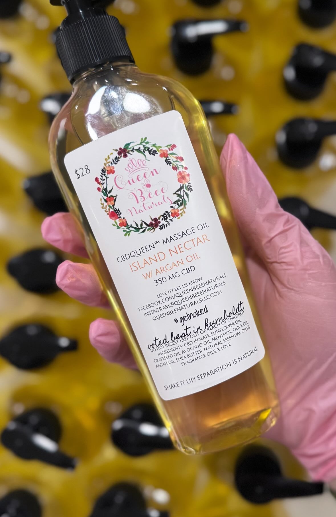 CBDQueen™️ Massage Oil - Island Nectar 🏝️