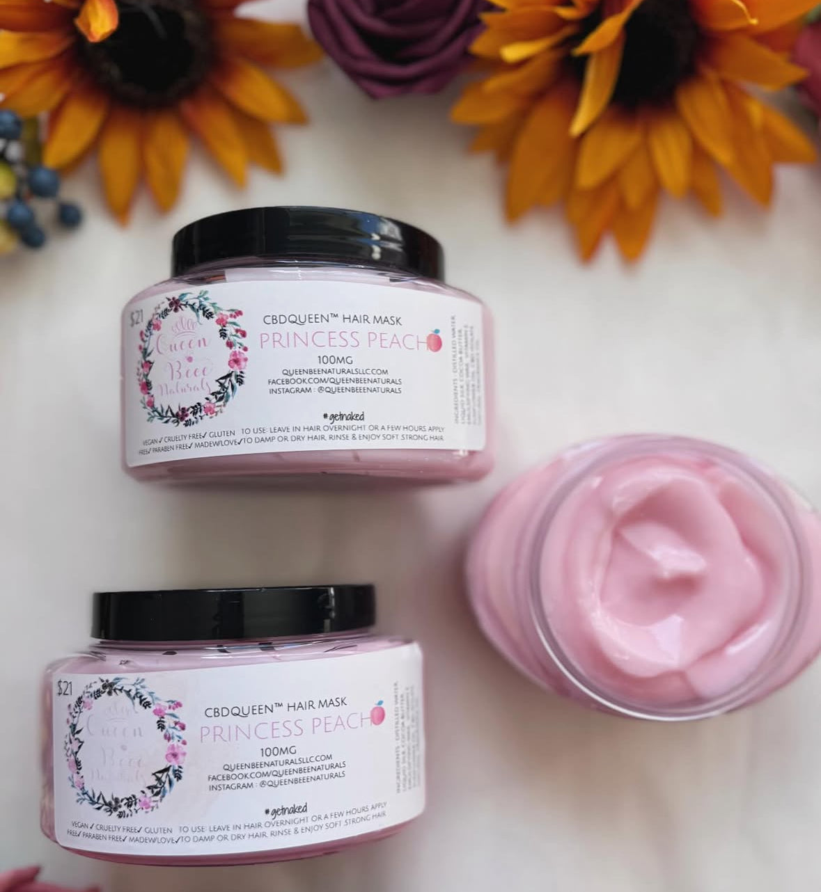 CBDQueen™️ Hair Mask - Princess Peach 🍑 👸🏼