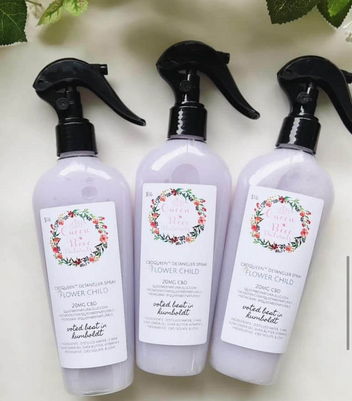 CBDQueen™️ Detangler -  Flower Child 💐