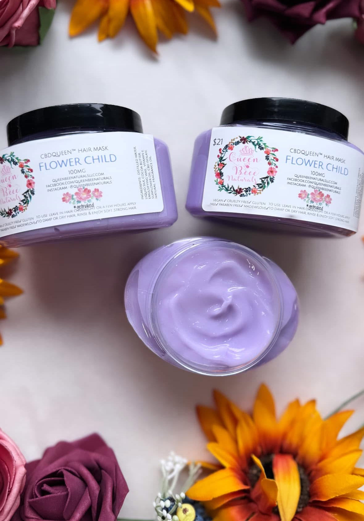 CBDQueen Hair Mask -  Flower Child 💐