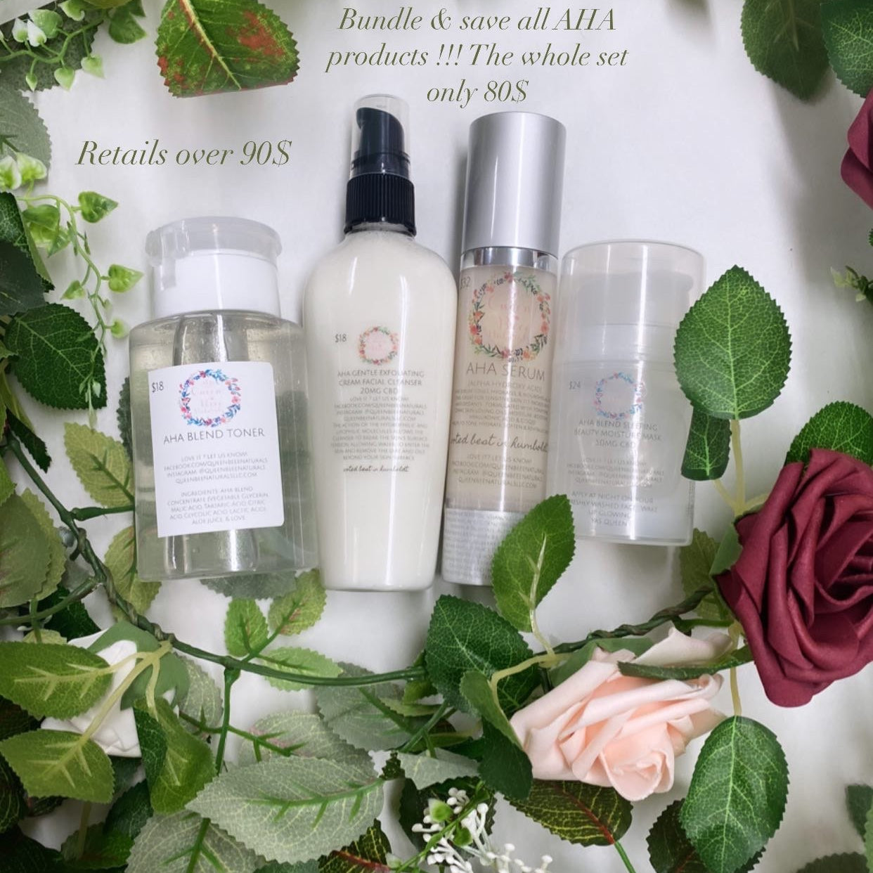 CBDQueen™️ AHA Bundle & save