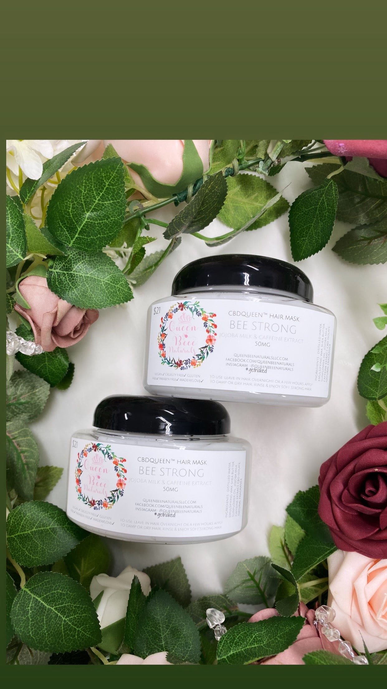 CBDQueen™️ Hair Mask - Bee Strong