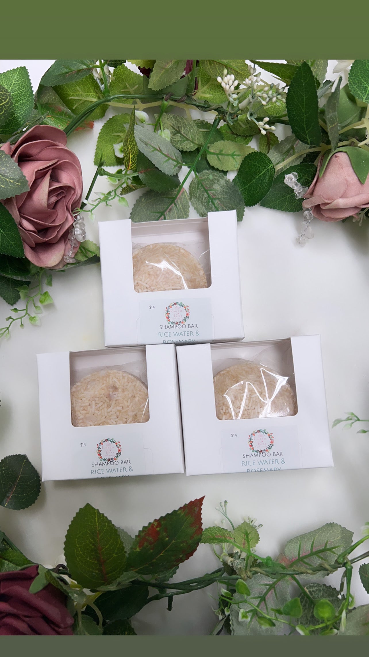 Shampoo Bar - Ricewater 🍚 & Rosemary 🌱