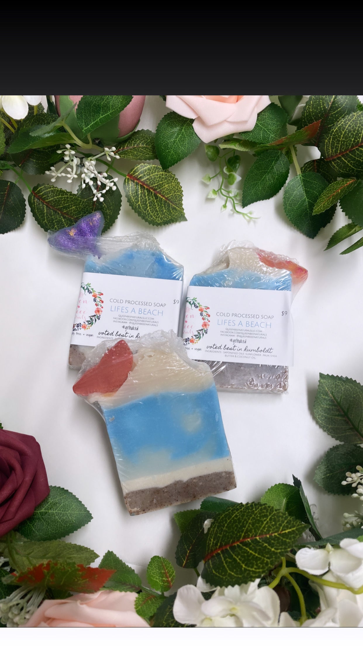 CBDQueen™️ Cold Processed Soap- Life’s a Beach