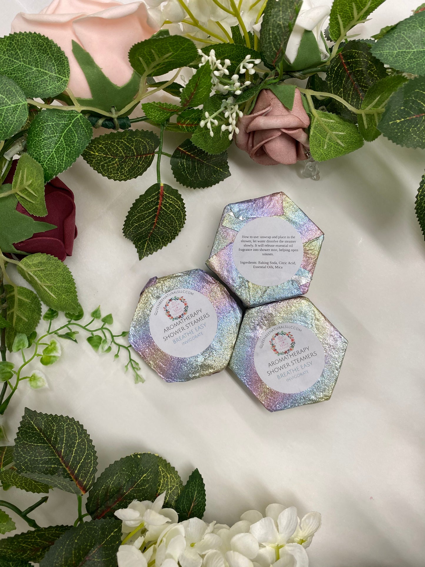 CBDQueen™️ Aromatherapy Shower Steamers- Breathe Easier