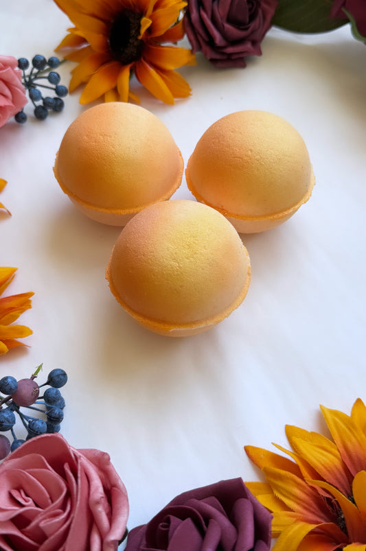 CBDQueen™️ Bath Bomb - Wild Peach Poppies 🍑