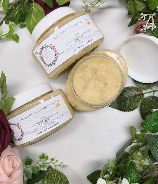 CBDQueen™️ Sugardaddy Scrub - HoneyBadger 🍯