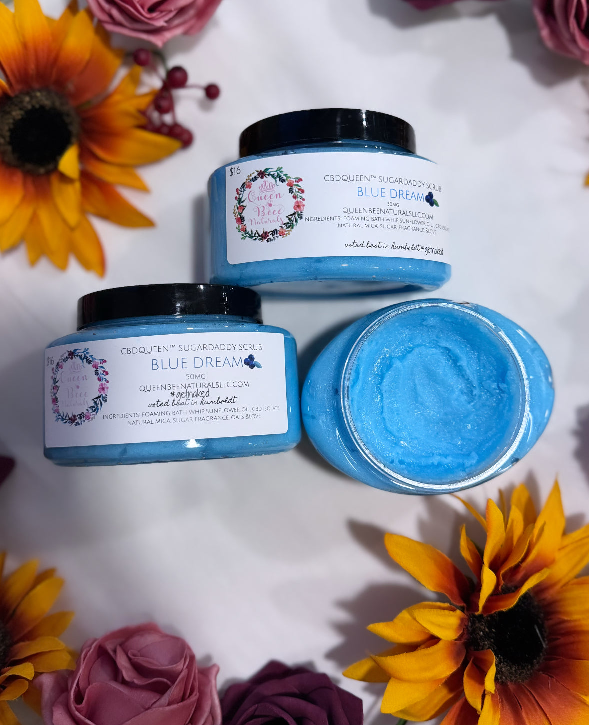 CBDQueen™️ Sugardaddy Scrub - Blue Dream 🫐