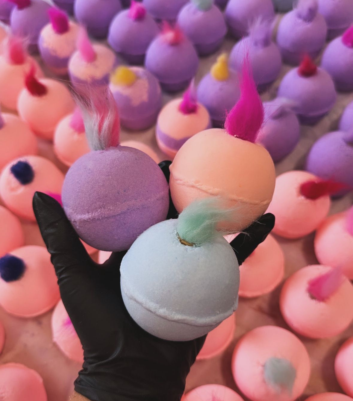 QBKids bath bomb - trolls 😈