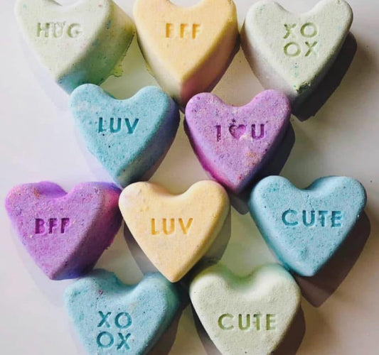 CBDQueen™️ Conversation Heart Bath Bomb