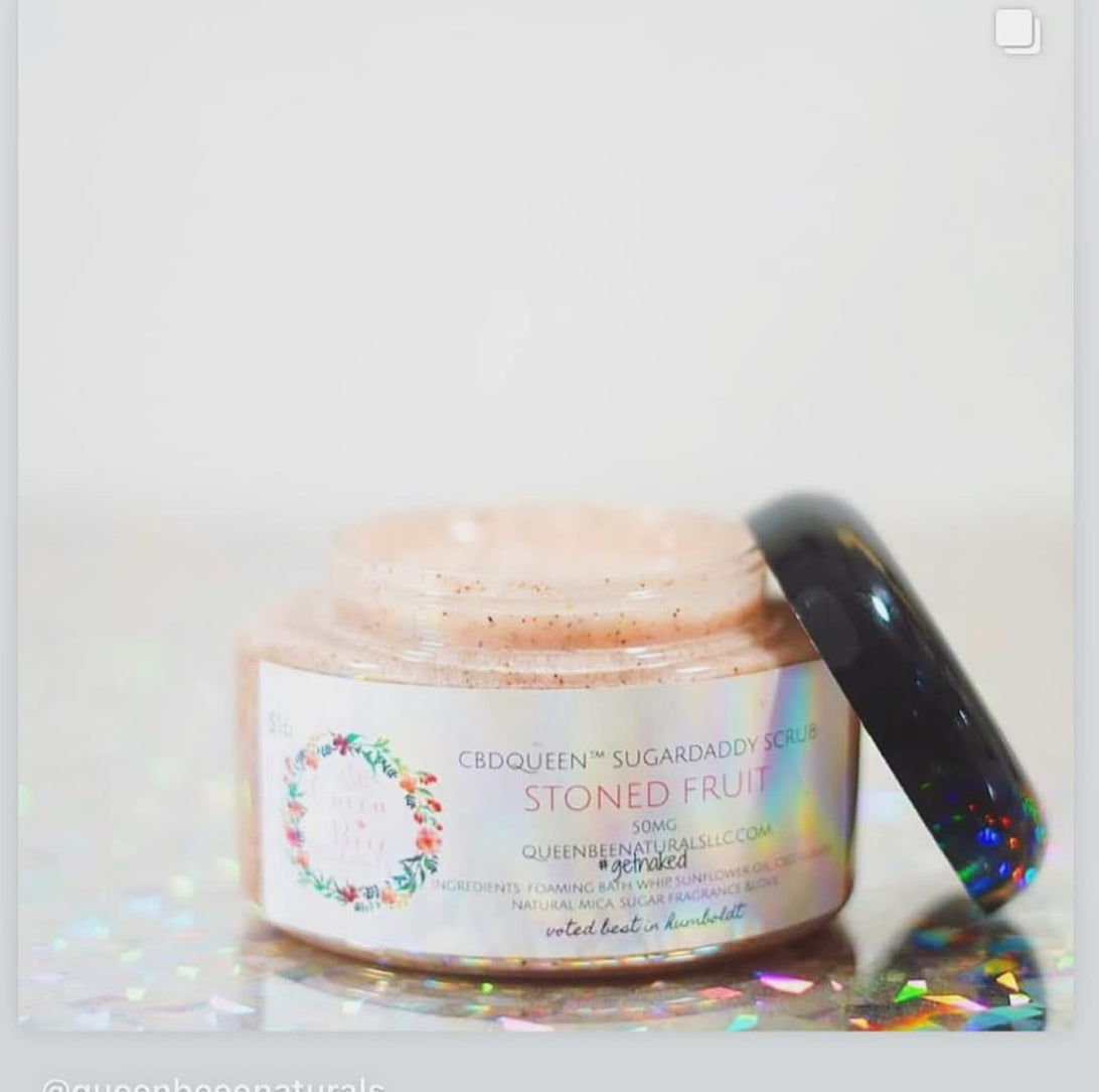 CBDQueen™️ Sugardaddy Scrub - Stoned Fruit