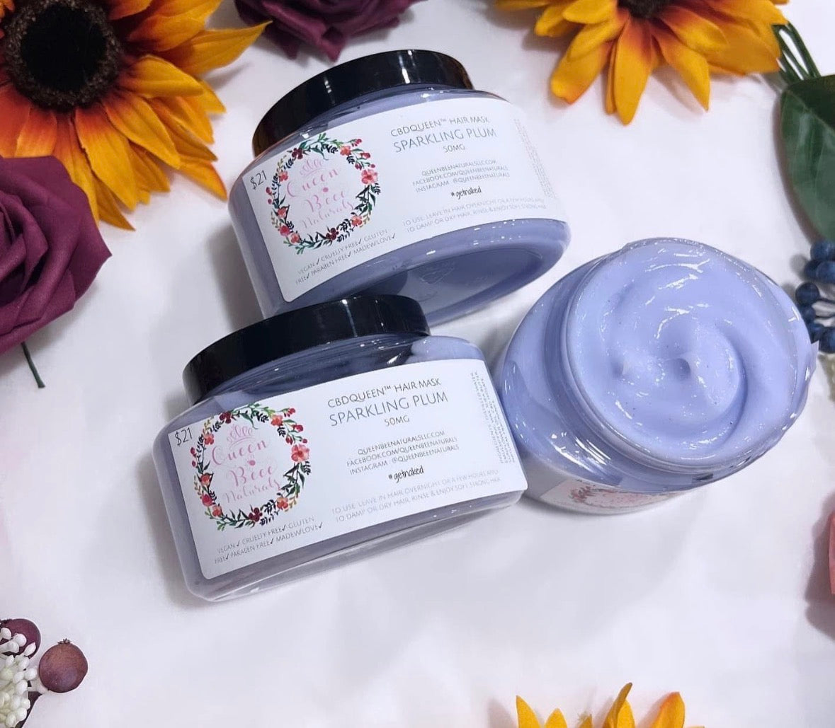CBDQueen™️ Hair Mask - Sparkling Plum ✨