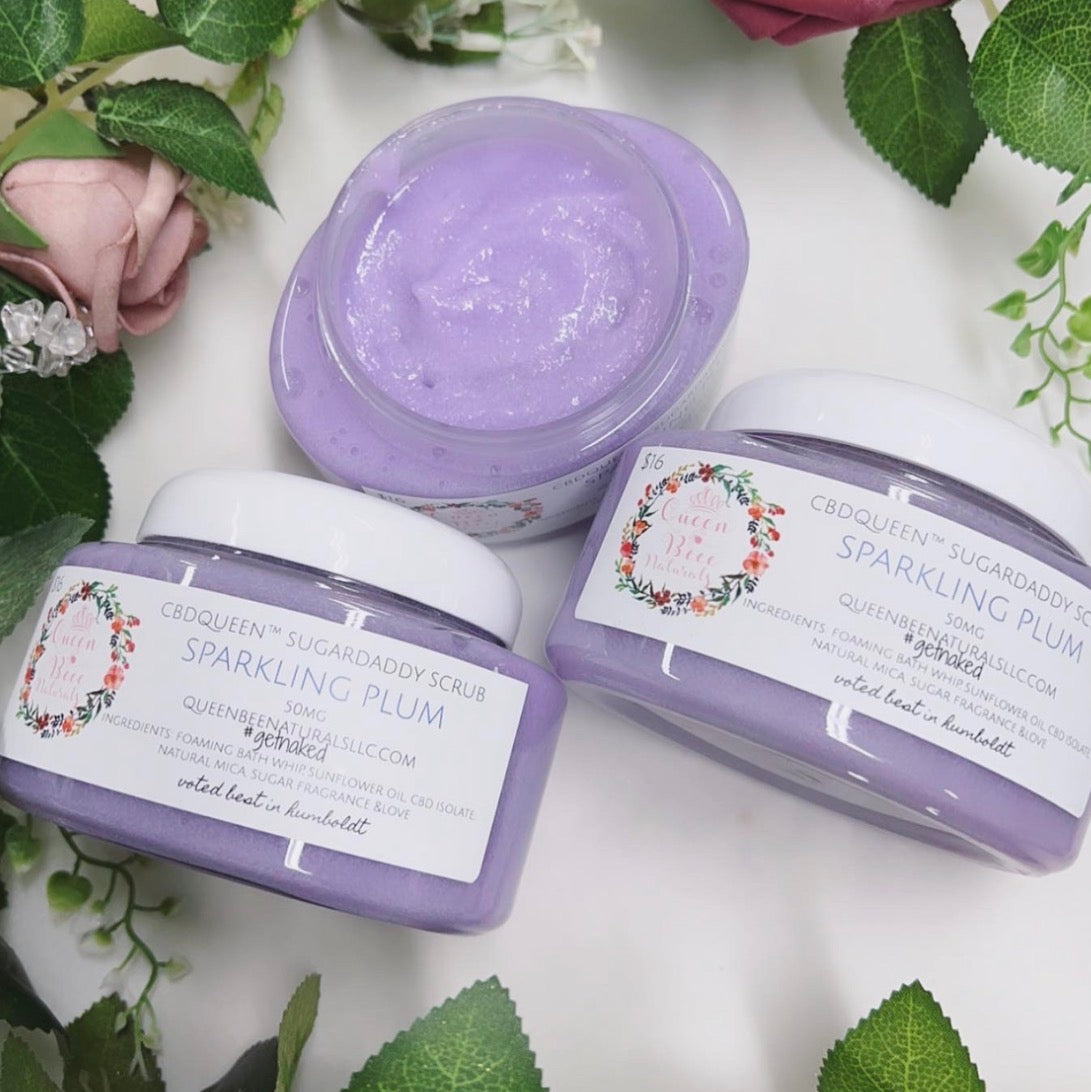 CBDQueen™️ Sugardaddy Scrub - Sparkling Plum ✨