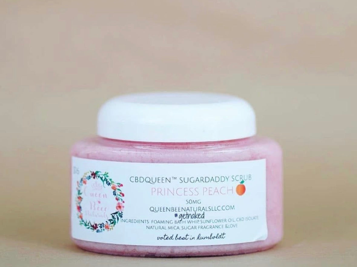 CBDQueen™️ Sugardaddy Scrub - Princess Peach 🍑