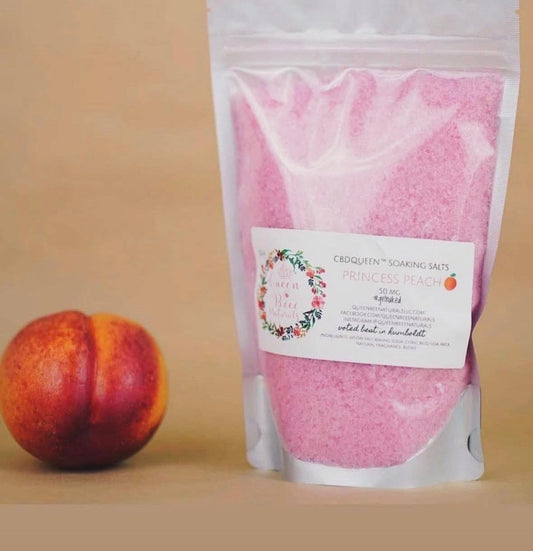 CBDQueen™️ Soaking Salt - Princess Peach 🍑