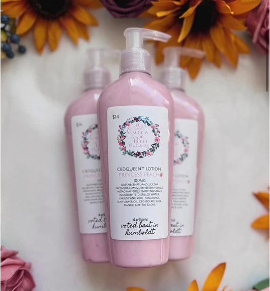 CBDQueen™️ Lotion - Princess Peach 🍑