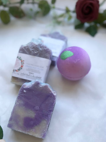 Cold processed soap - Sparkling Plum